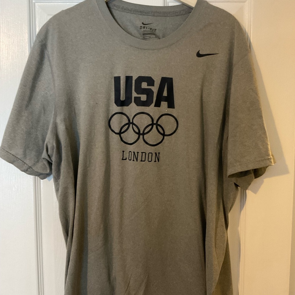Nike Men's Grey USA Olympic T-Shirt